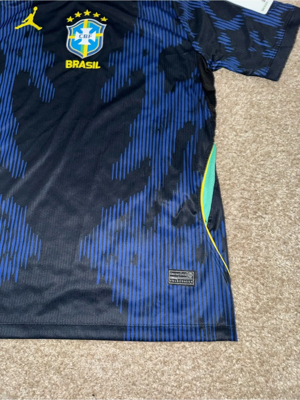 Nike Jordan Brazil 2026 Men’s Away Soccer Fans Version Jersey